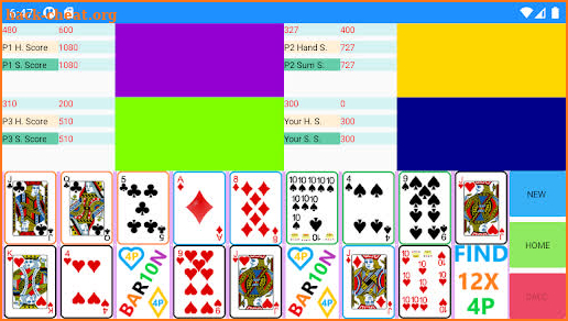 Brain Card Game - Find12X 4P screenshot