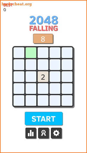 brain drop numeric 2048 screenshot