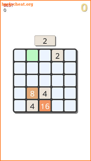 brain drop numeric 2048 screenshot