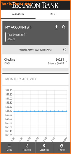 Branson Bank Mobile App screenshot