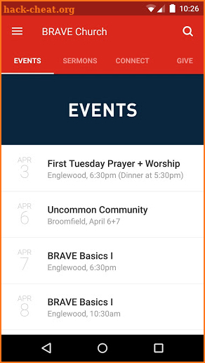 BRAVEchurch screenshot