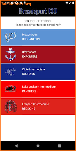 Brazosport ISD Athletics screenshot