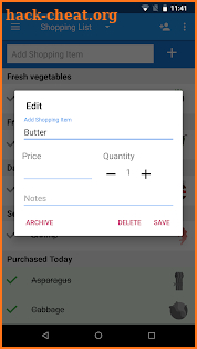 Bread & Milk - Grocery Shopping List screenshot