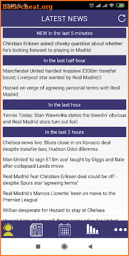 Breaking News for Real Madrid screenshot