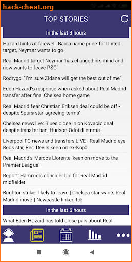 Breaking News for Real Madrid screenshot