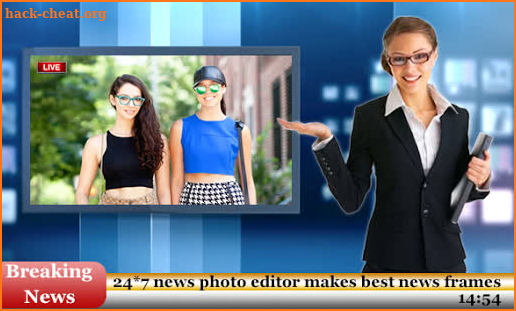 Breaking News Photo Editor Media Photo Editor screenshot