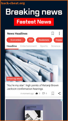 Breaking news US - Fast News screenshot