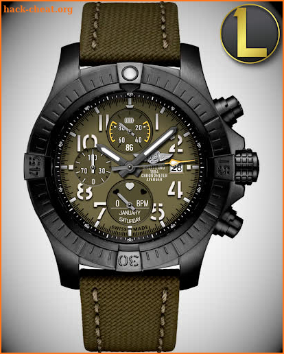 Breitling Avenger watch face screenshot