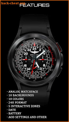 BREITLING Navitimer 24h format screenshot