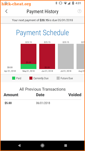 BRI Mobile: COBRA/Direct Bill screenshot