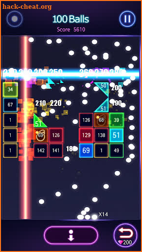 Brick Crush Saga - Glow Ball screenshot