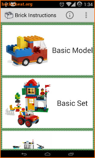 Brick Instructions screenshot