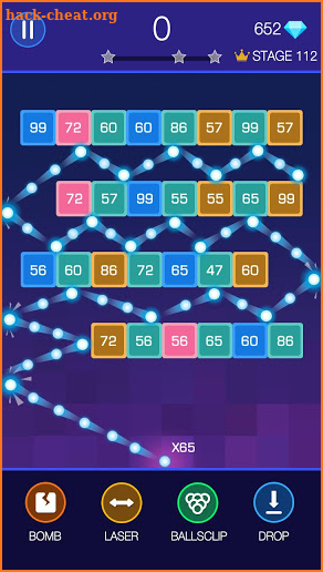 Bricks Breaker - Glow Balls screenshot