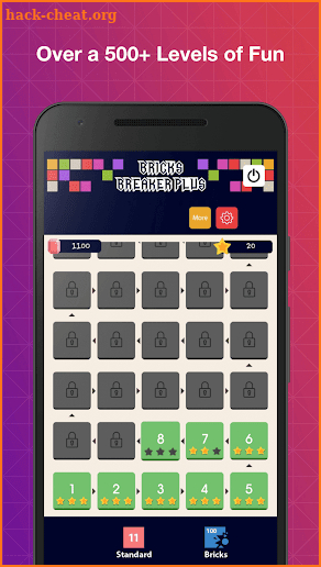 Bricks Breaker Plus screenshot