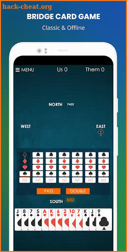 Bridge Card Game screenshot