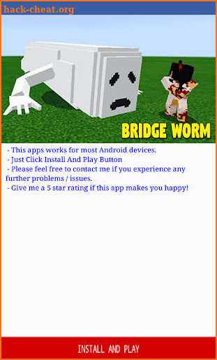 Bridge Worm for Minecraft PE screenshot