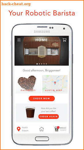 Briggo Coffee screenshot