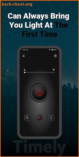 Bright flashlight screenshot