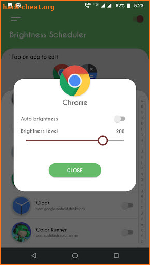 Brightness Control Free - Brightness per app screenshot