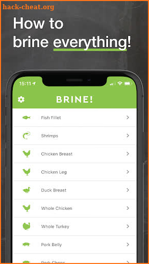 Brine! - the Brining Calculator screenshot