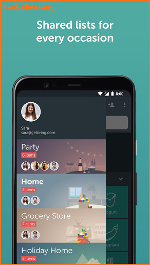 Bring! Grocery Shopping List screenshot