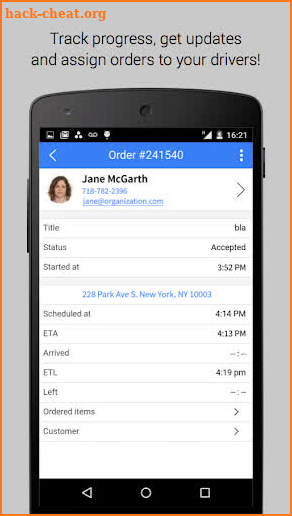 Bringg Dispatcher App screenshot