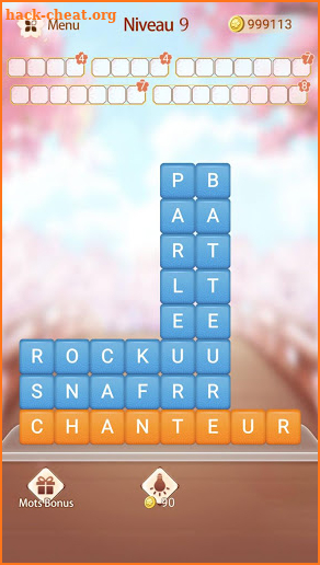 Briser des Mots：Jeu de Puzzle les Blocs de Mots screenshot