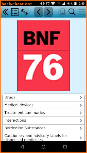 British National Formulary 76 screenshot