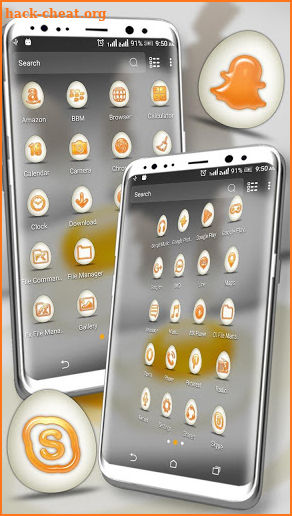 Broken Egg Launcher Theme screenshot