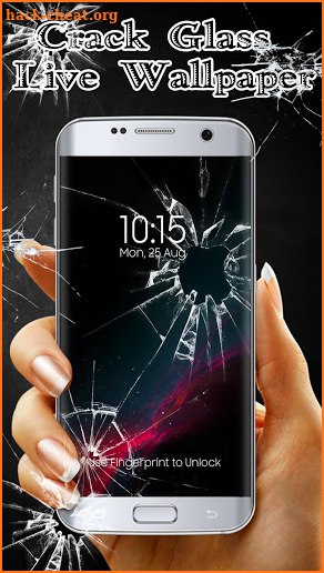 Broken Glass APUS Live Wallpaper screenshot