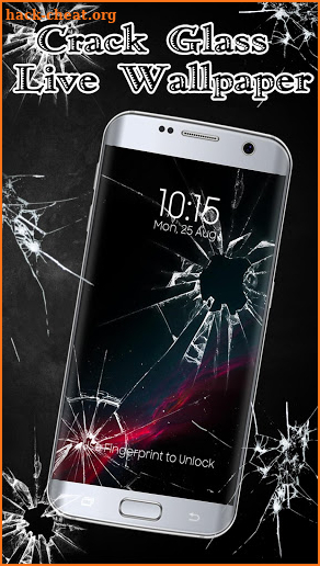 Broken Glass APUS Live Wallpaper screenshot