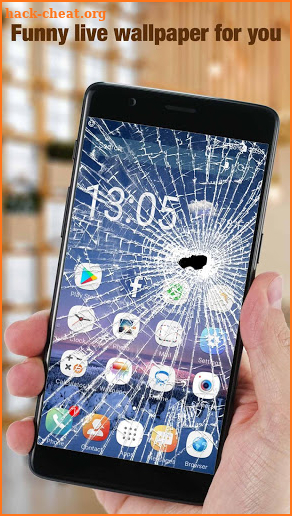 Broken Screen Live Wallpaper for Free screenshot