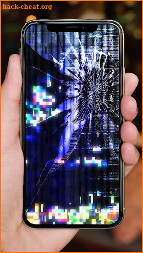 Broken Screen Prank - Cracked Screen Pranks App screenshot