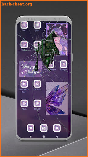 Broken Screen Prank Wallpaper screenshot