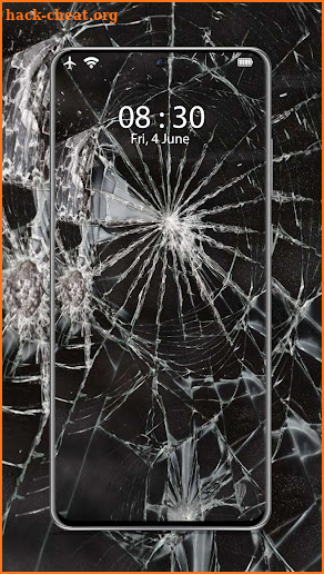 Broken screen wallpaper HD screenshot