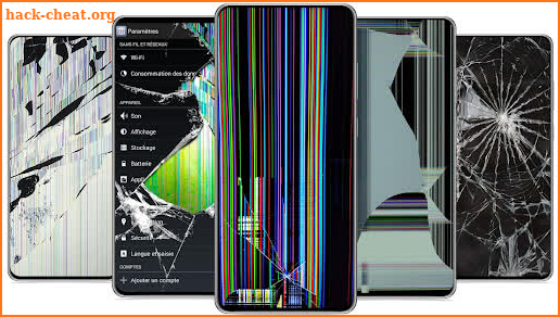 📱Broken Screen Wallpaper HD Backgrounds screenshot