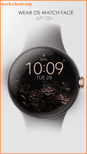 Bronze Blossom Watch Face screenshot