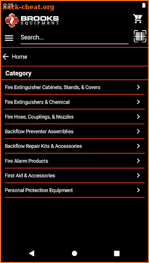 Brooks Equipment screenshot