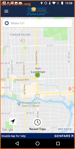 Broward County Transit Mobile App screenshot