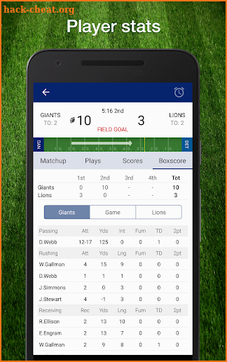 Browns Football: Live Scores, Stats, Plays & Games screenshot