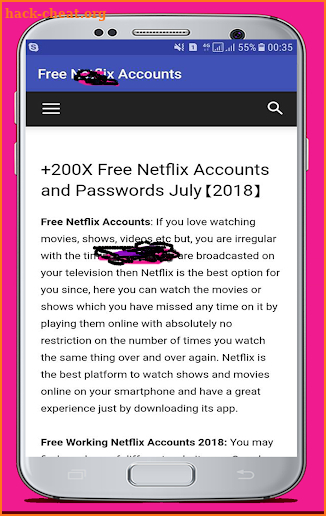 browser for Free Netflix Account 2018 screenshot