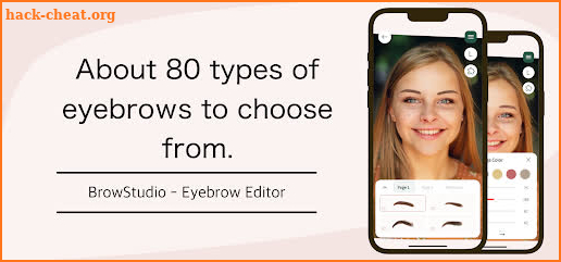 BrowStudio - Eyebrow Editor screenshot