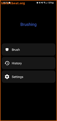 Brushing screenshot