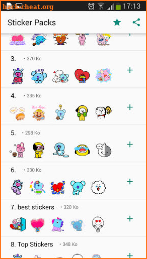 BT21 Stickers for WhatsApp - Kpop WAstickerApps screenshot