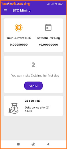 BTC Mining - Bitcoin Miner screenshot