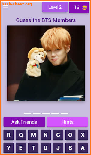 BTS KPOP Members Quiz screenshot