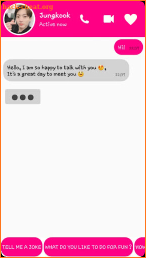 BTS Messenger 2019 😍Jungkook 😍 screenshot