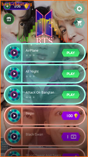 BTS Music Blocks-Kpop Block Game screenshot