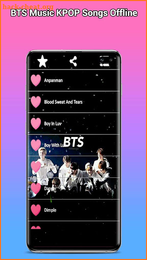 BTS Music KPOP Songs Offline screenshot