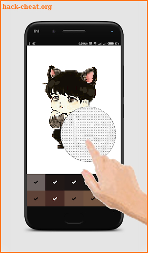 BTS Pixel Art - Numbering Coloring Books screenshot